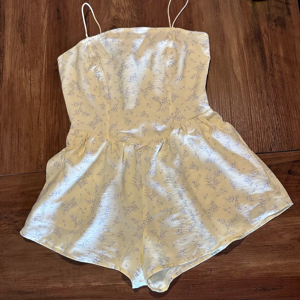 Florence by Mills Garden Party Smocked Romper – Pear Sorbet – XS - Picture 12 of 14